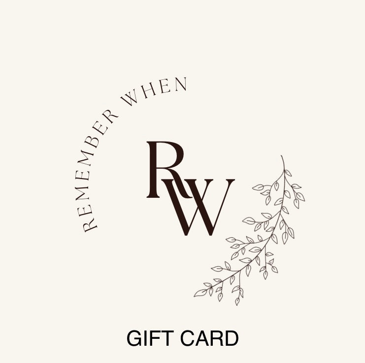 Remember When Gift Card